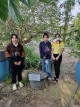 กองสาธารณสุขและสิ่งแวดล้อมลงสำรวจพื้นที่และติดตามโครงการถังขยะเปียกลดโลกร้อน องค์การบริหารส่วนตำบลค้อเหนือ อำเภอเมืองยโสธร จังหวัดยโสธร